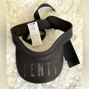 FENTY PUMA BY RIHANNA Perforated Visor Black New in original bag wz all tags